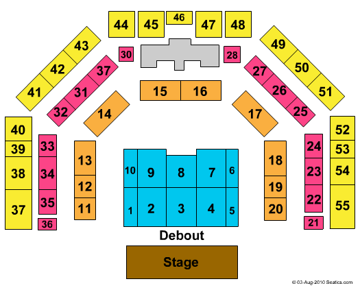 Galaxie Metz Seating Chart